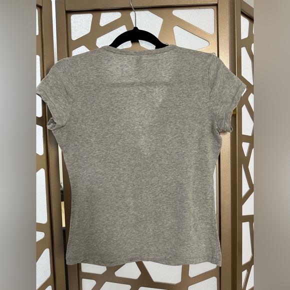 SKIMS gray Henley tee shirt with buttons - Picture 3 of 4